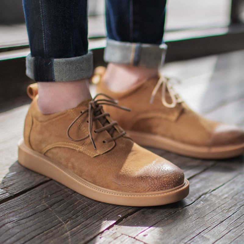 Sunflower Brown Men's Low Top Shoes