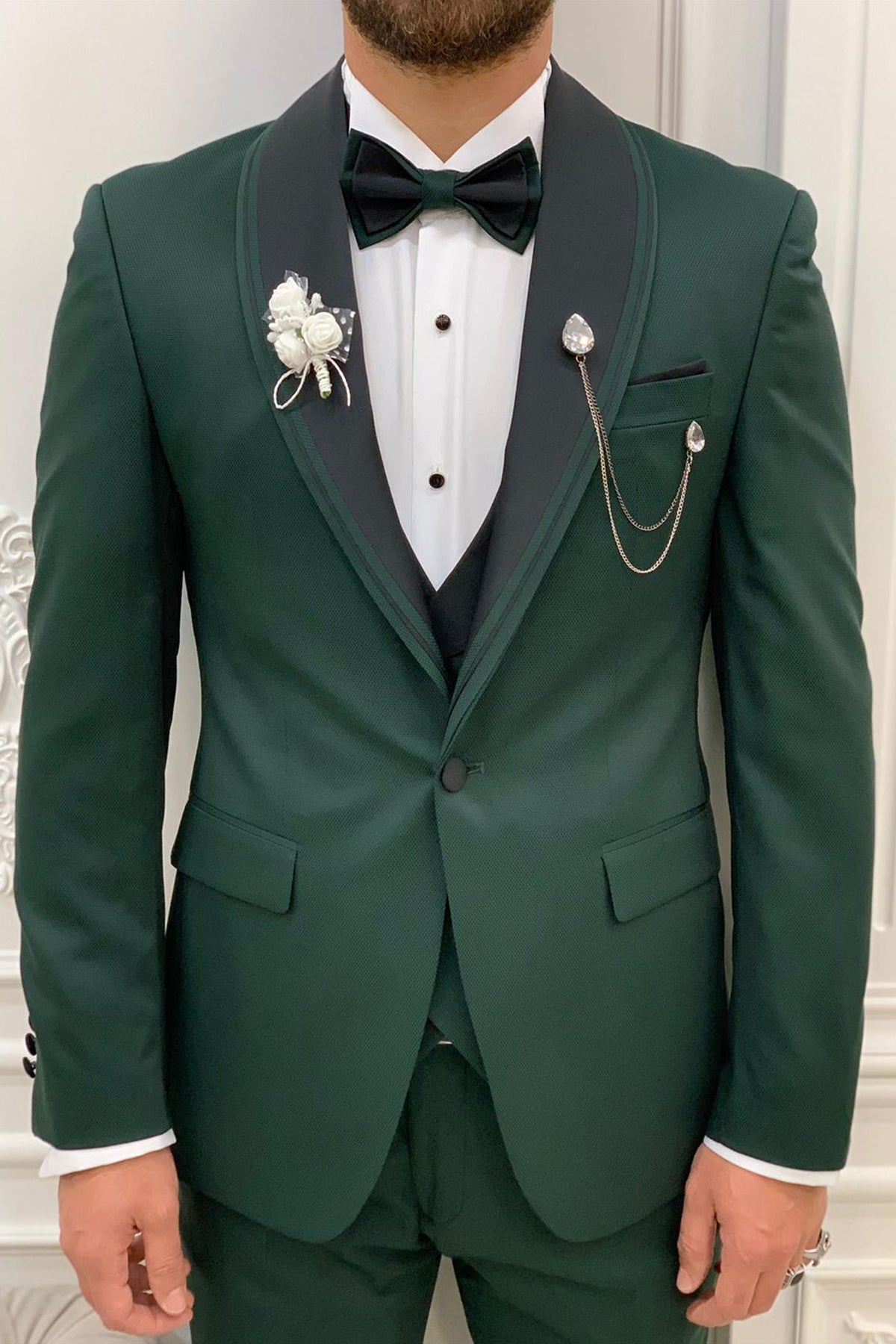 Green Italian Style Tuxedo