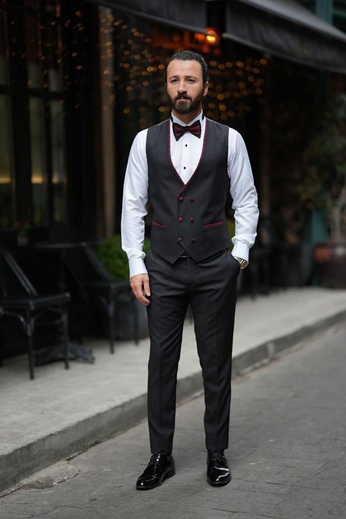 Claret Red Tuxedo