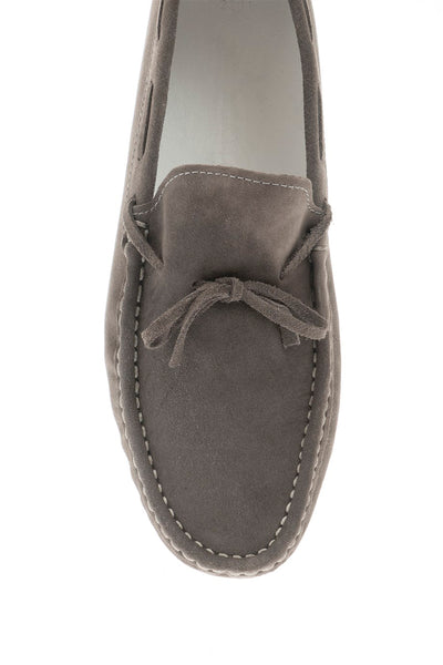 Rubber Sole Suede Loafer