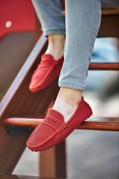 Self Knit Rubber Sole Loafer