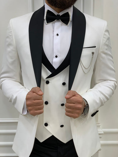 Men's White Suit | Gleoni