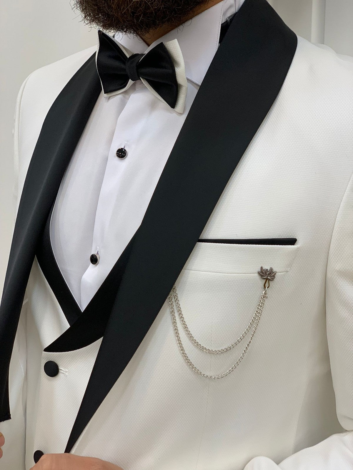 Men's White Suit | Gleoni