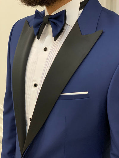 Sax Slim Fit Groom Suit