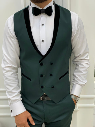 Green Slim Fit Suit