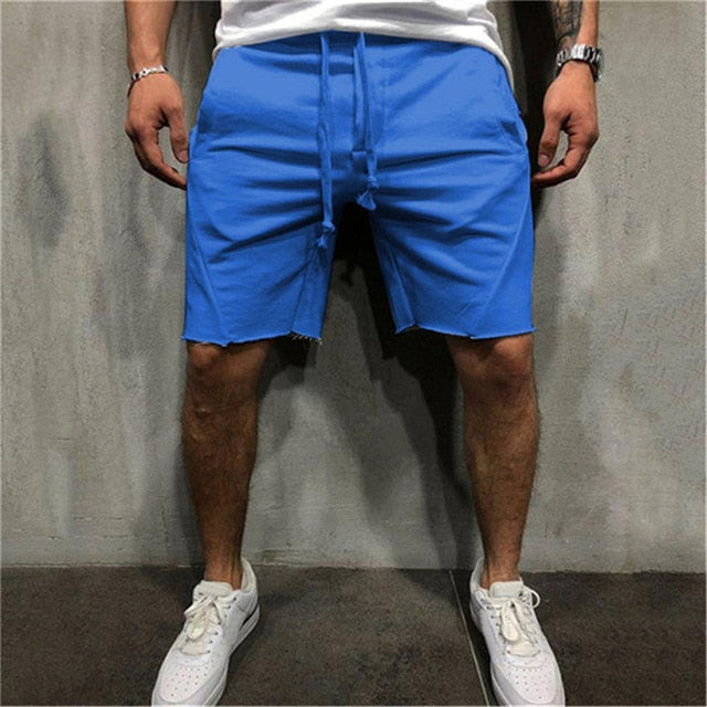 Elastic Cotton Shorts