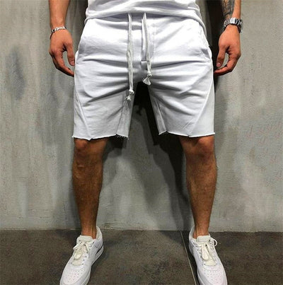 Elastic Cotton Shorts
