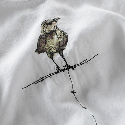 Flax Bird Printed T-shirt